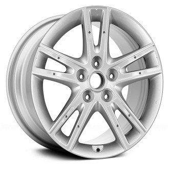 Replace® - Double 5-Spoke Silver 17x6 Alloy Factory Wheel - Remanufactured
