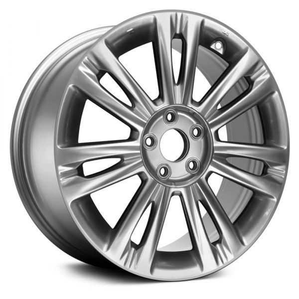 Replace® - 18 x 7.5 7 Double I-Spoke Hyper Silver Alloy Factory Wheel (Remanufactured)