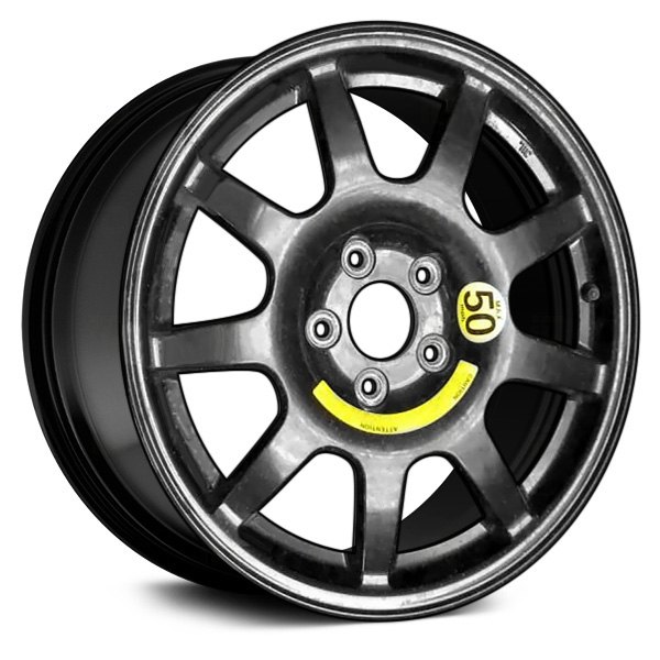 Replace® - 16 x 4 9 I-Spoke Black Alloy Factory Wheel (Remanufactured)