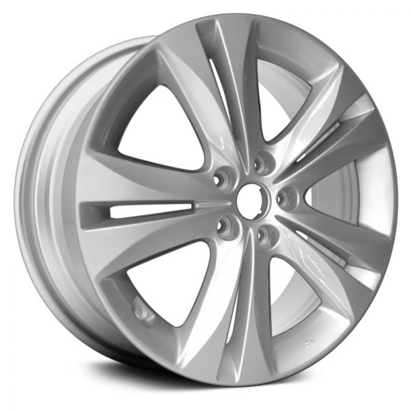 Replace® - 18 x 8 Double 5-Spoke Sparkle Silver Alloy Factory Wheel (Remanufactured)