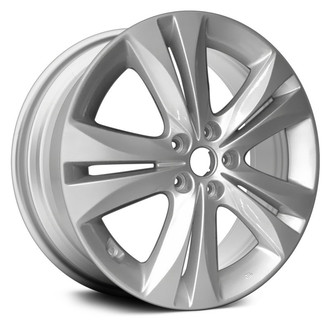 Replace® - Double 5-Spoke Sparkle Silver 18x8 Alloy Factory Wheel - Remanufactured