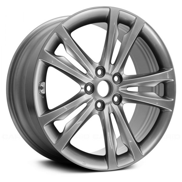 Replace® - 19 x 8 Double 5-Spoke Hyper Silver Alloy Factory Wheel (Remanufactured)