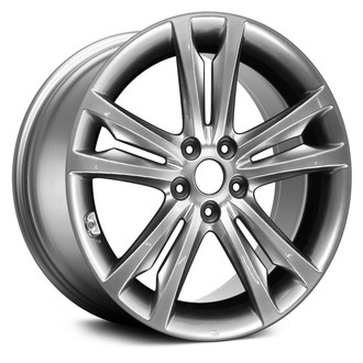 Replace® - Double 5-Spoke Hyper Silver 19x8.5 Alloy Factory Wheel - Remanufactured