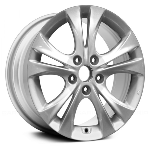 Replace® - 17 x 6.5 5 V-Spoke Silver Alloy Factory Wheel (Remanufactured)