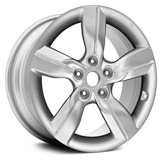 Replace® - 5-Spoke Bright Silver 17x7 Alloy Factory Wheel - Remanufactured