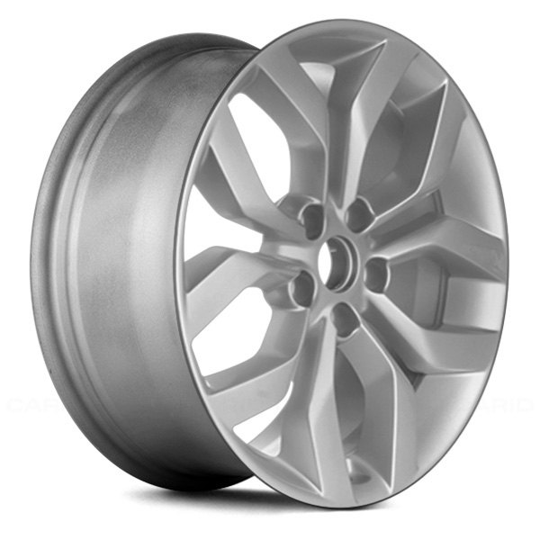 Replace® - 18 x 7.5 5 V-Spoke Sparkle Silver Alloy Factory Wheel (Remanufactured)