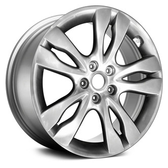Replace® - Double 5-Spoke Bright Hyper Silver 18x7 Alloy Factory Wheel - Remanufactured