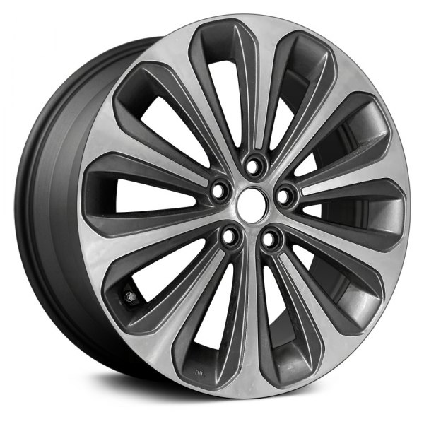 Replace® - 19 x 8 10 I-Spoke Machined and Charcoal Alloy Factory Wheel (Remanufactured)