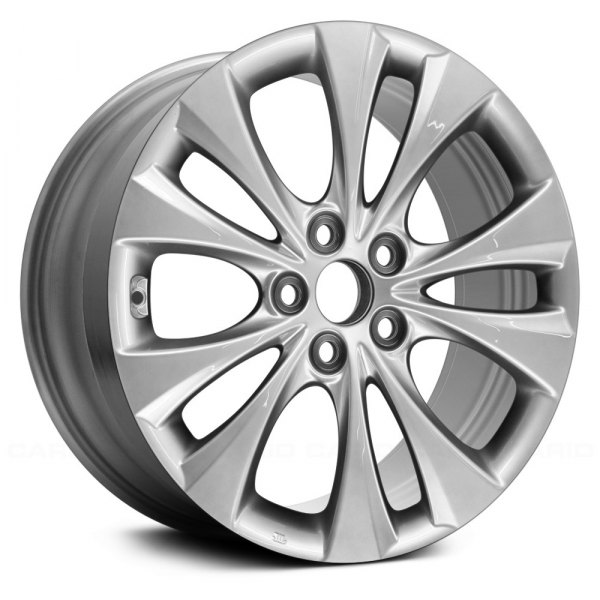 Replace® - 18 x 7.5 5 V-Spoke Bright Silver Metallic Alloy Factory Wheel (Remanufactured)