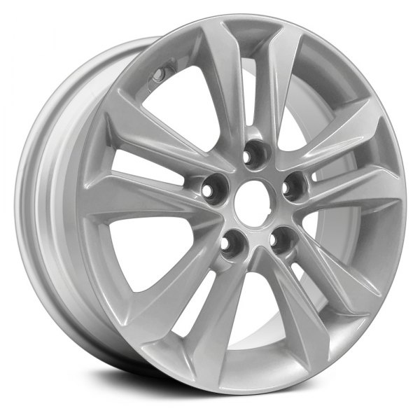 Replace® - 16 x 6.5 Double 5-Spoke Silver Argent Alloy Factory Wheel (Remanufactured)