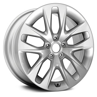 Replace® - 5 V-Spoke Silver Metallic 18x8 Alloy Factory Wheel - Remanufactured