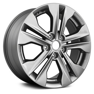 Replace® - 5 V-Spoke Medium Charcoal Metallic 17x7 Alloy Factory Wheel - Remanufactured