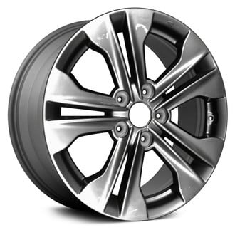 Replace® - 5 V-Spoke Medium Charcoal Metallic 17x7 Alloy Factory Wheel - Remanufactured