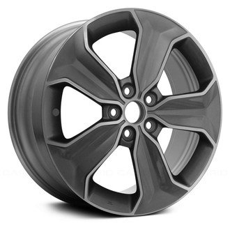 Replace® - 5-Spoke Medium Charcoal Metallic Machined 18x7.5 Alloy Factory Wheel - Remanufactured