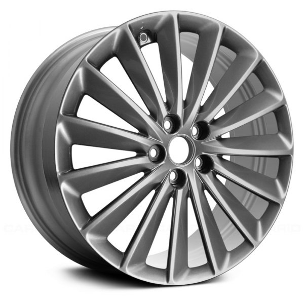 Replace® - 19 x 9 15 Turbine-Spoke Light Smoked Hyper Silver Alloy Factory Wheel (Remanufactured)
