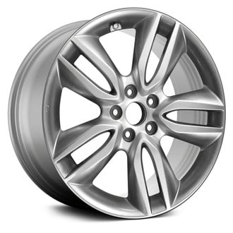 Replace® - Double 5-Spoke Medium Silver with Black Primer 19x7.5 Alloy Factory Wheel - Remanufactured