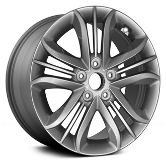 Replace® - Triple 5-Spoke Medium Charcoal Metallic 17x6.5 Alloy Factory Wheel - Remanufactured