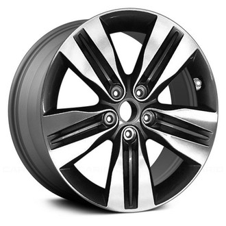 Replace® - Triple 5-Spoke Machined Medium Charcoal Metallic 18x6.5 Alloy Factory Wheel - Remanufactured