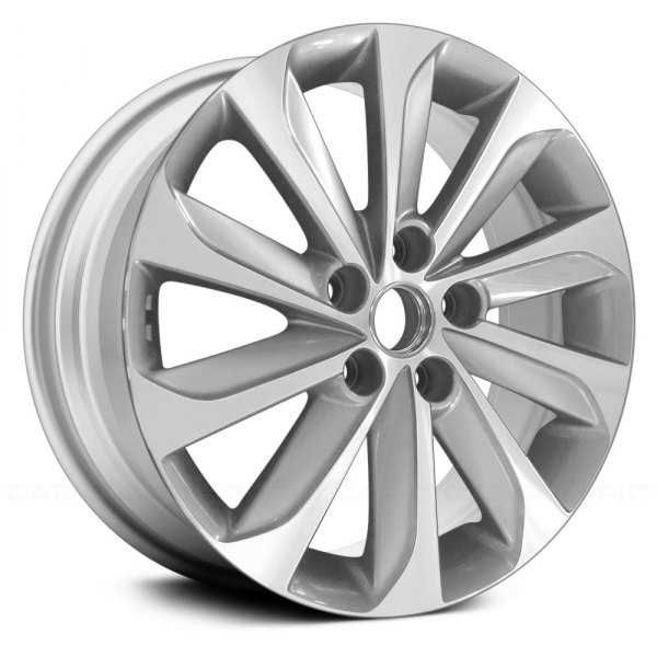 Replace® - 17 x 6.5 10 Turbine-Spoke Silver Alloy Factory Wheel (Remanufactured)