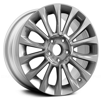 Replace® - 7 V-Spoke Sparkle Silver 17x7 Alloy Factory Wheel - Remanufactured