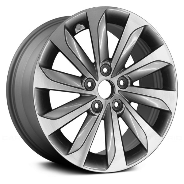 Replace® - 17 x 7 10 Turbine-Spoke Medium Gray Alloy Factory Wheel (Factory Take Off)