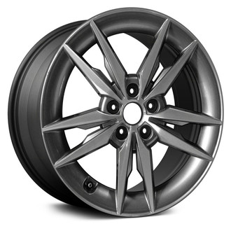 Replace® - Double 5-Spoke Machined with Dark Charcoal Accents 18x7.5 Alloy Factory Wheel - Remanufactured