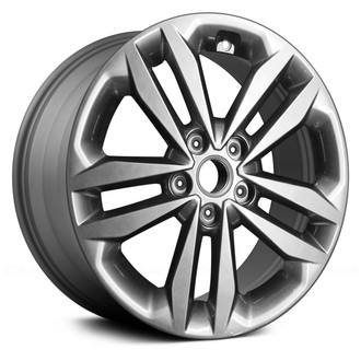 Replace® - Double 5-Spoke Light Charcoal Metallic 17x7 Alloy Factory Wheel - Remanufactured
