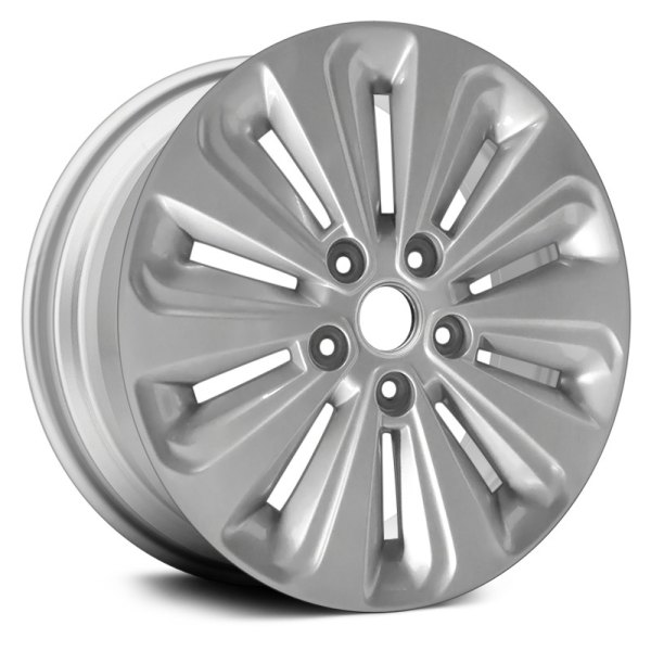 Replace® - 16 x 6.5 10-Slot Medium Silver Metallic Alloy Factory Wheel (Remanufactured)