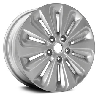 Replace® - 10-Slot Medium Silver Metallic 16x6.5 Alloy Factory Wheel - Remanufactured