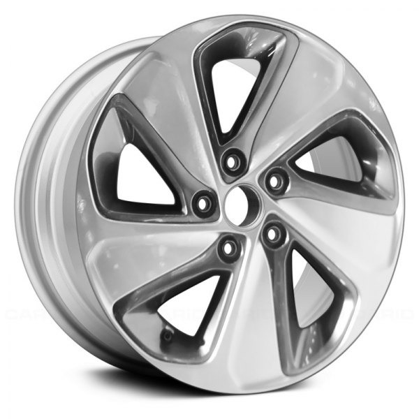 Replace® - 17 x 7 5 Spiral-Spoke Silver Alloy Factory Wheel (Remanufactured)