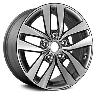 Replace® - Double 5-Spoke Charcoal with Machined Accents 16x6.5 Alloy Factory Wheel - Remanufactured