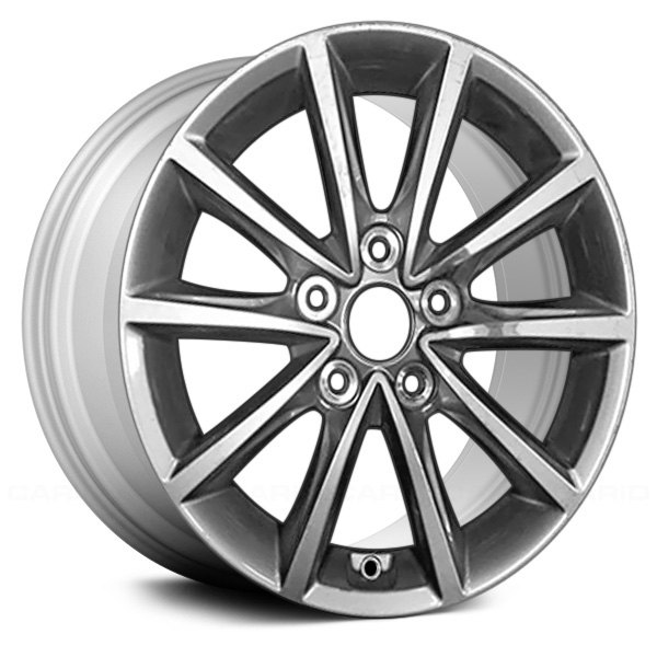 Replace® - 16 x 6.5 5 V-Spoke Sparkle Silver Alloy Factory Wheel (Remanufactured)