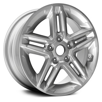 Replace® - Double 5-Spoke Medium Silver Metallic 16x6.5 Alloy Factory Wheel - Remanufactured