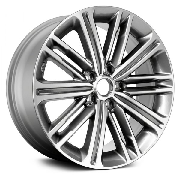 Replace® - 18 x 8 20 Alternating-Spoke Machined and Dark Silver Alloy Factory Wheel (Remanufactured)