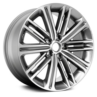 Replace® - 20 Alternating-Spoke Machined and Dark Silver 18x8 Alloy Factory Wheel - Remanufactured