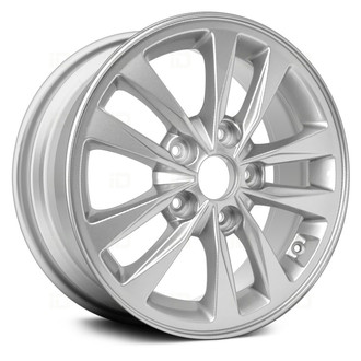 Replace® - 5 V-Spoke Sparkle Silver 15x6 Alloy Factory Wheel - Remanufactured