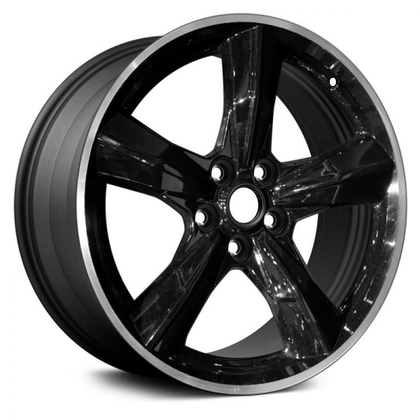 Replace® - 17 x 7 20 Spiral-Spoke Machined and Dark Charcoal Alloy Factory Wheel (Remanufactured)