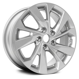 Replace® - 10 Spiral-Spoke Light Silver Metallic 17x7 Alloy Factory Wheel - Replica