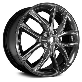 Replace® - 5 V-Spoke Black 18x7.5 Alloy Factory Wheel - Remanufactured