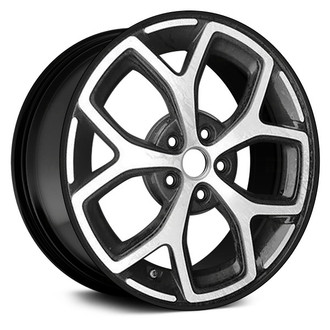 Replace® - 5 Y-Spoke Black 18x4.5 Alloy Factory Wheel - Remanufactured