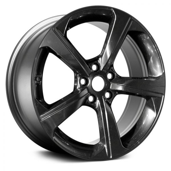 Replace® - 19 x 8.5 5-Spoke Dark Smoked Black Hypersilver Alloy Factory Wheel (Remanufactured)