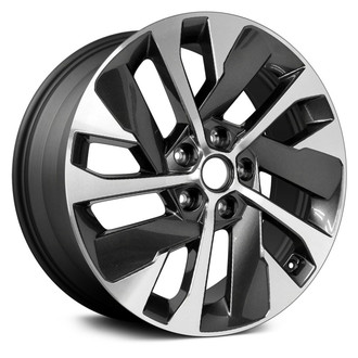 Replace® - 10-Spoke Machined Dark Charcoal Metallic 18x7.5 Alloy Factory Wheel - Remanufactured
