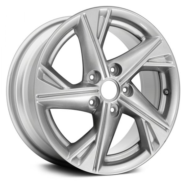 Replace® - 16 x 6.5 5-Spoke Sparkle Silver Alloy Factory Wheel (Remanufactured)