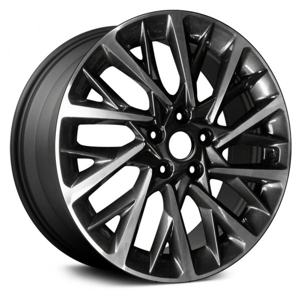 Replace® - 18 x 7.5" 20 Spider-Spoke Machined and Dark Charcoal Alloy Factory Wheel (Remanufactured)