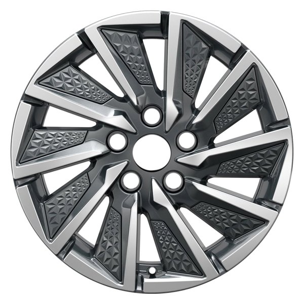 Replace® - 16 x 6.5 10 I-Spoke Machined Dark Charcoal Alloy Factory Wheel (Remanufactured)