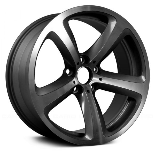 Replace® - 19 x 8.5 5-Spoke Medium Charcoal and Machined Alloy Factory Wheel (Remanufactured)
