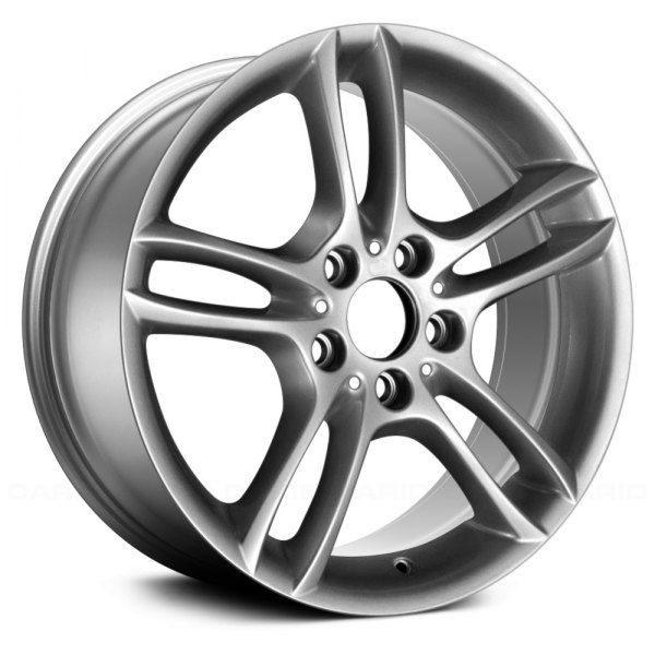 Replace® - 18 x 7.5 Double 5-Spoke Light Hyper Silver Alloy Factory Wheel (Remanufactured)
