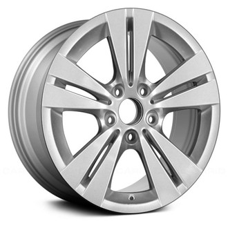 Replace® - Double 5-Spoke Silver 17x8 Alloy Factory Wheel - Remanufactured