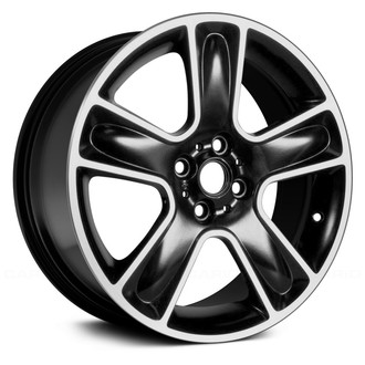 Replace® - 5-Spoke Matte Black 17x7 Alloy Factory Wheel - Remanufactured