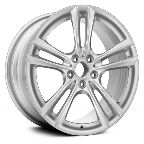 Replace® - 20 x 10 Double 5-Spoke Silver Alloy Factory Wheel (Remanufactured)